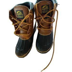 Igloo Thermolite Duck/Snow Boots Women’s Size 7 Thinly Insulated Steel Shank